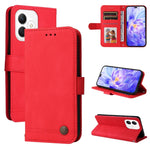 Custodia per telefono in pelle con bottone in metallo con albero della vita Skin Feel, For Honor Magic7, For Honor X60i, For Honor Play 60 Plus, For Honor 200