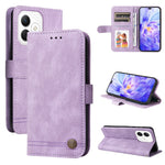 Custodia per telefono in pelle con bottone in metallo con albero della vita Skin Feel, For Honor Magic7, For Honor X60i, For Honor Play 60 Plus, For Honor 200