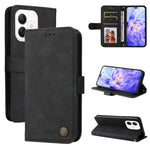 Custodia per telefono in pelle con bottone in metallo con albero della vita Skin Feel, For Honor Magic7, For Honor X60i, For Honor Play 60 Plus, For Honor 200