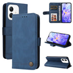 Custodia per telefono in pelle con bottone in metallo con albero della vita Skin Feel, For Honor Magic7, For Honor X60i, For Honor Play 60 Plus, For Honor 200