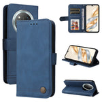 Custodia per telefono in pelle con bottone in metallo con albero della vita Skin Feel, For Honor 300 Pro, For Honor 300, For Honor X9c / Magic7 Lite, For Honor Magic7 Pro