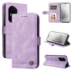 Custodia per telefono in pelle con bottone in metallo con albero della vita Skin Feel, For Honor 400 Lite Global, For Honor 400 Global 156.5mm, For Honor X8c 4G, For Honor 300 Ultra
