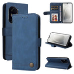 Custodia per telefono in pelle con bottone in metallo con albero della vita Skin Feel, For Honor 400 Lite Global, For Honor 400 Global 156.5mm, For Honor X8c 4G, For Honor 300 Ultra