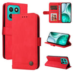 Custodia per telefono in pelle con bottone in metallo con albero della vita Skin Feel, For Honor 400 Lite Global, For Honor 400 Global 156.5mm, For Honor X8c 4G, For Honor 300 Ultra