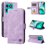 Custodia per telefono in pelle con bottone in metallo con albero della vita Skin Feel, For Honor 400 Lite Global, For Honor 400 Global 156.5mm, For Honor X8c 4G, For Honor 300 Ultra
