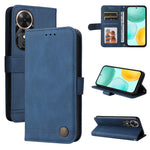 Custodia per telefono in pelle con bottone in metallo con albero della vita Skin Feel, For Honor X5c Plus, For Honor X70 5G, For Honor X6b 4G / X6c 4G / X5b / X5b Plus, For Honor Play 60
