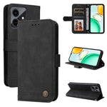 Custodia per telefono in pelle con bottone in metallo con albero della vita Skin Feel, For Honor Magic8, For Honor 400 Smart 5G / X7d 4G / Play 10T 5G, For Honor Play10 4G, For Honor Play 70 Plus