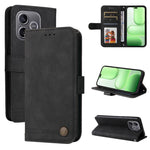 Custodia per telefono in pelle con bottone in metallo con albero della vita Skin Feel, For Honor 600 Smart 5G, For Honor Play 80 Plus 5G, For Honor 600 Global / 600 Pro Global, For Honor 600 Lite Global