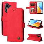 Custodia per telefono in pelle con bottone in metallo con albero della vita Skin Feel, For Honor 600 Smart 5G, For Honor Play 80 Plus 5G, For Honor 600 Global / 600 Pro Global, For Honor 600 Lite Global