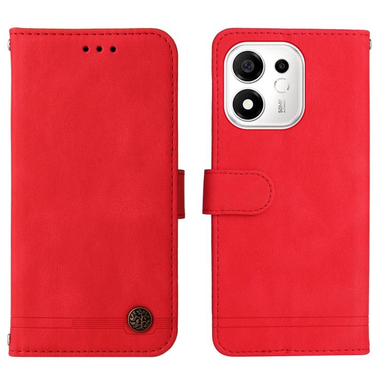 Custodia per telefono in pelle con bottone in metallo con albero della vita Skin Feel, For Honor 600 Smart 5G, For Honor Play 80 Plus 5G, For Honor 600 Global / 600 Pro Global, For Honor 600 Lite Global