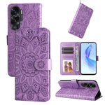 Custodia per telefono in pelle di girasole goffrata, For Honor Play 50 Plus, For Honor X6a, For Honor X50, For Honor X50i 5G