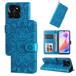 Custodia per telefono in pelle di girasole goffrata, For Honor Play 50 Plus, For Honor X6a, For Honor X50, For Honor X50i 5G