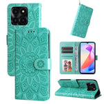 Custodia per telefono in pelle di girasole goffrata, For Honor Play 50 Plus, For Honor X6a, For Honor X50, For Honor X50i 5G