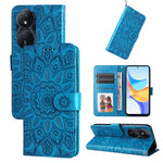Custodia per telefono in pelle di girasole goffrata, For Honor Play 50 Plus, For Honor X6a, For Honor X50, For Honor X50i 5G