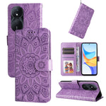Custodia per telefono in pelle di girasole goffrata, For Honor Play 50 Plus, For Honor X6a, For Honor X50, For Honor X50i 5G