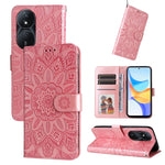 Custodia per telefono in pelle di girasole goffrata, For Honor Play 50 Plus, For Honor X6a, For Honor X50, For Honor X50i 5G