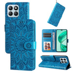 Custodia per telefono in pelle di girasole goffrata, For Honor 200 Pro, For Honor 200 Lite Global, For Honor Magic6 Pro, For Honor X8b