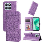 Custodia per telefono in pelle di girasole goffrata, For Honor 200 Pro, For Honor 200 Lite Global, For Honor Magic6 Pro, For Honor X8b