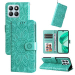 Custodia per telefono in pelle di girasole goffrata, For Honor 200 Pro, For Honor 200 Lite Global, For Honor Magic6 Pro, For Honor X8b