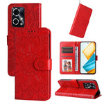 Custodia per telefono in pelle di girasole goffrata, For Honor 90 GT, For Honor 100 Pro, For Honor 100, For Honor X50i+