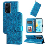 Custodia per telefono in pelle di girasole goffrata, For Honor 200 Pro, For Honor 200 Lite Global, For Honor Magic6 Pro, For Honor X8b