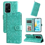 Custodia per telefono in pelle di girasole goffrata, For Honor 200 Pro, For Honor 200 Lite Global, For Honor Magic6 Pro, For Honor X8b