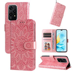 Custodia per telefono in pelle di girasole goffrata, For Honor 200 Pro, For Honor 200 Lite Global, For Honor Magic6 Pro, For Honor X8b