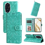 Custodia per telefono in pelle di girasole goffrata, For Honor Magic7, For Honor X60i, For Honor Play 60 Plus, For Honor 200