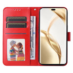 Custodia per telefono in pelle di girasole goffrata, For Honor 200 Pro, For Honor 200 Lite Global, For Honor Magic6 Pro, For Honor X8b