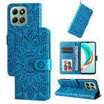 Custodia per telefono in pelle di girasole goffrata, For Honor X5c Plus, For Honor X70 5G, For Honor X6b 4G / X6c 4G / X5b / X5b Plus, For Honor Play 60