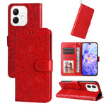 Custodia per telefono in pelle di girasole goffrata, For Honor Magic7, For Honor X60i, For Honor Play 60 Plus, For Honor 200