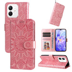 Custodia per telefono in pelle di girasole goffrata, For Honor Magic7, For Honor X60i, For Honor Play 60 Plus, For Honor 200