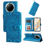 Custodia per telefono in pelle di girasole goffrata, For Honor 300 Pro, For Honor 300, For Honor X9c / Magic7 Lite, For Honor Magic7 Pro