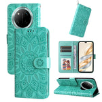 Custodia per telefono in pelle di girasole goffrata, For Honor 300 Pro, For Honor 300, For Honor X9c / Magic7 Lite, For Honor Magic7 Pro