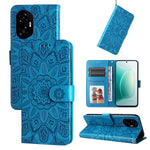 Custodia per telefono in pelle di girasole goffrata, For Honor 300 Pro, For Honor 300, For Honor X9c / Magic7 Lite, For Honor Magic7 Pro