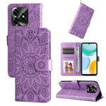 Custodia per telefono in pelle di girasole goffrata, For Honor X5c Plus, For Honor X70 5G, For Honor X6b 4G / X6c 4G / X5b / X5b Plus, For Honor Play 60