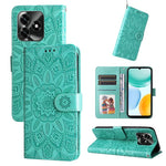 Custodia per telefono in pelle di girasole goffrata, For Honor X5c Plus, For Honor X70 5G, For Honor X6b 4G / X6c 4G / X5b / X5b Plus, For Honor Play 60