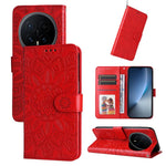 Custodia per telefono in pelle di girasole goffrata, For Honor Magic8, For Honor 400 Smart 5G / X7d 4G / Play 10T 5G, For Honor Play10 4G, For Honor Play 70 Plus
