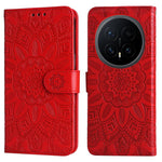 Custodia per telefono in pelle di girasole goffrata, For Honor Magic8, For Honor 400 Smart 5G / X7d 4G / Play 10T 5G, For Honor Play10 4G, For Honor Play 70 Plus