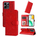 Custodia per telefono in pelle di girasole goffrata, For Honor Magic8, For Honor 400 Smart 5G / X7d 4G / Play 10T 5G, For Honor Play10 4G, For Honor Play 70 Plus