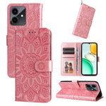 Custodia per telefono in pelle di girasole goffrata, For Honor Magic8, For Honor 400 Smart 5G / X7d 4G / Play 10T 5G, For Honor Play10 4G, For Honor Play 70 Plus