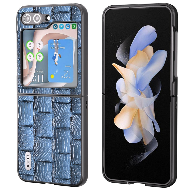 Custodia in vera pelle Mahjong per Samsung Galaxy Z Flip5