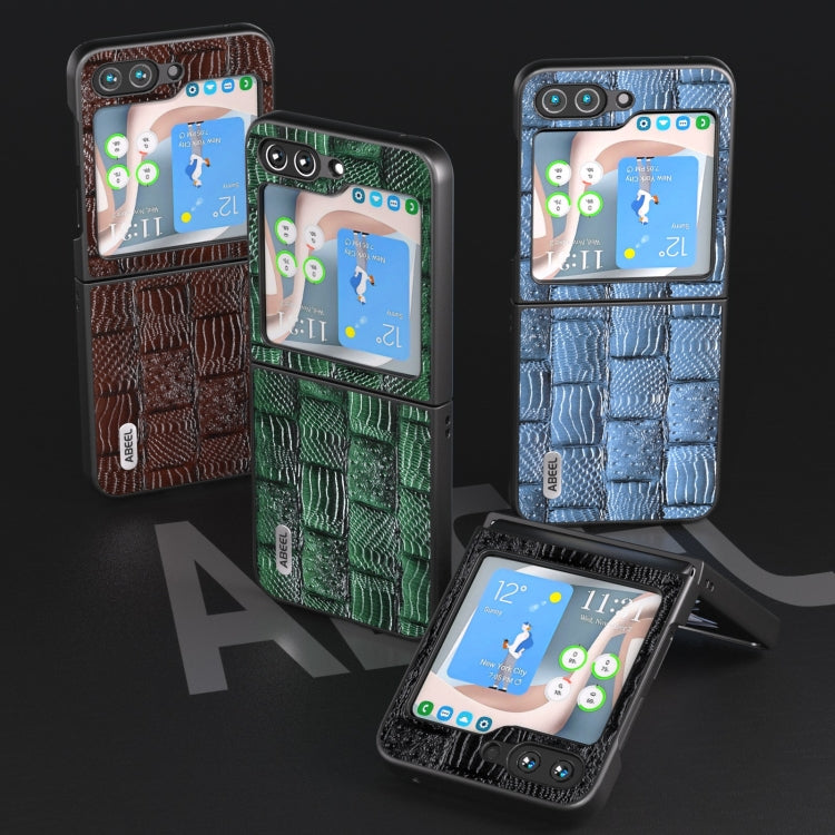 Custodia in vera pelle Mahjong per Samsung Galaxy Z Flip5