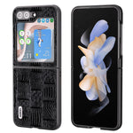 Custodia in vera pelle Mahjong per Samsung Galaxy Z Flip5