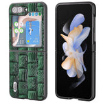 Custodia in vera pelle Mahjong per Samsung Galaxy Z Flip5