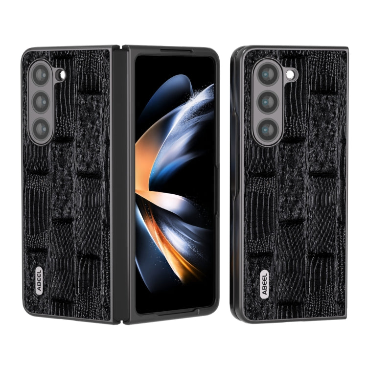 Custodia in vera pelle Mahjong per Samsung Galaxy Z Flip5