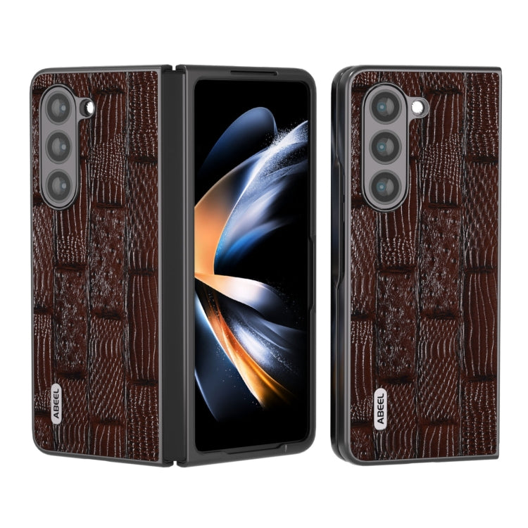 Custodia in vera pelle Mahjong per Samsung Galaxy Z Flip5