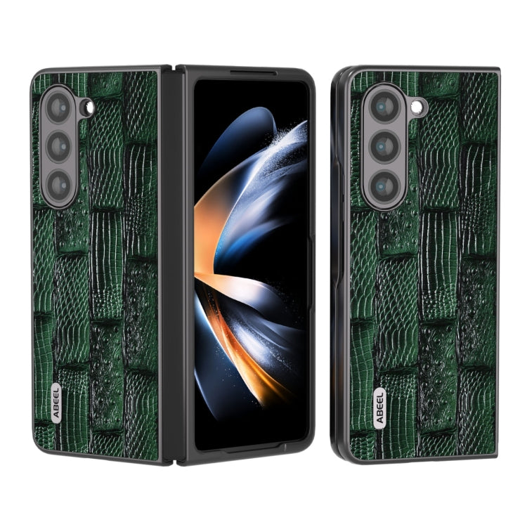 Custodia in vera pelle Mahjong per Samsung Galaxy Z Flip5