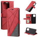 Custodia portafoglio in pelle flip per smartphone compatibili