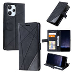 Custodia portafoglio in pelle flip per Redmi 12 4G